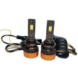 1 คู่ หลอดไฟหน้ารถยนต์รีโมท เปลี่ยนสีได้ ขั้ว H4 H7 H11 รุ่น YK3 10000LM 150W