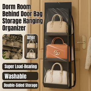 Magic Hanging Wardrobe Shelf Bag Instant Closet Expansion 6/8 Pockets Storage Solution for Small Room Organizing