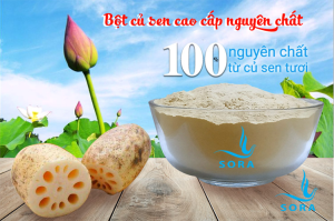Sora Bột củ sen cao cấp nguyên chất