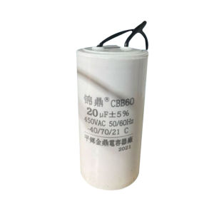 CBB60 450V 20uf Water Pump Motor Capacitor Water Machine Dryer Motor Running Capacitor