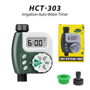 LCD Digital Smart Timer Automatic Watering Device Single Outlet Garden Auto Water Time - HCT-303