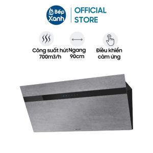 Máy Hút Mùi Áp Tường Malloca VITA V-13 GRES - Công Suất Hút 700m3/h - Ngang 90cm - Điều Khiển Cảm Ứng 4 Tốc Độ - Tiết Diện Hút Kép - Hàng Chính Hãng