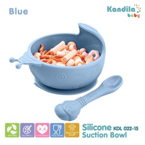 Kandila Baby Silicone Suction Bowl - Peralatan Makan Anak
