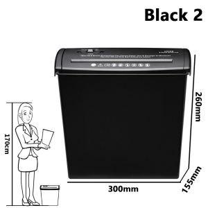 【VOLTO】Office Supplies Paper Shredder – 10L High Quality Portable Strip Cut Automatic Cutter Bass Shredder
