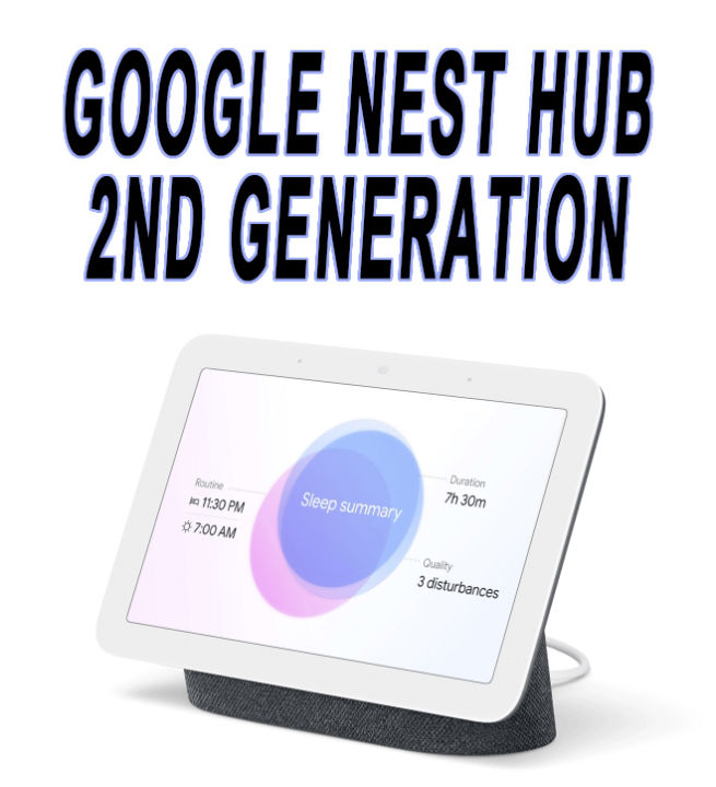 google nest hub 7 smart display 2nd generation