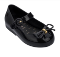 2022 Melissa Official Store Mini shoes Bowknot Round toe Children's Girls Ballet Flat Shoes. 