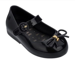 2022 Melissa Official Store Mini Bowknot Round Toe Girls' Casual Flat Shoes