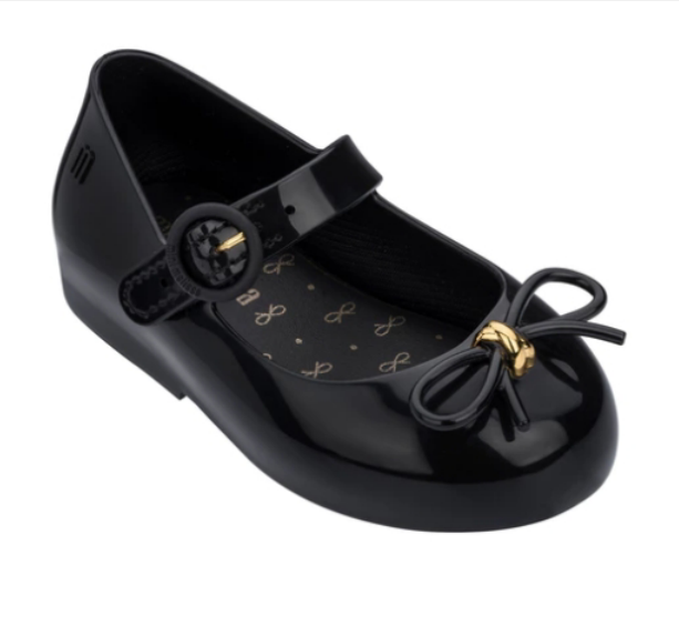 2022 Melissa Official Store Mini shoes Bowknot Round toe Children's Girls Ballet Flat Shoes