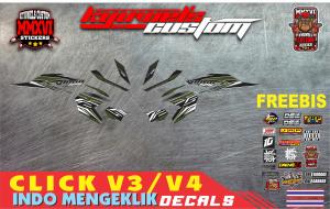 HONDA CLICK V3 / V4 INDO MENGAKLIK DECAL STICKER