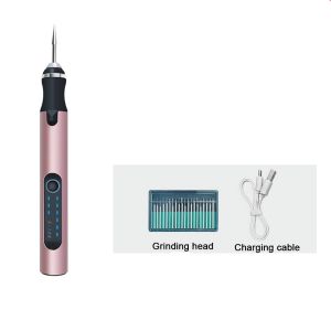 YANGS Fine Carving Engraving Pen Set 3 Speed Regulation Rechargeable Small Electric Grinder Electric Carving Pen Multi-purpose Electric Polishing Pen Drilling Holes