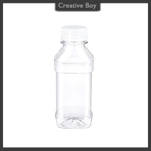 [Creative] 10 20Pcs 100ml Clear Refillable Empty Bottles Plastic Leakproof Portable Juice Water Drink Containers Beverage Bottles