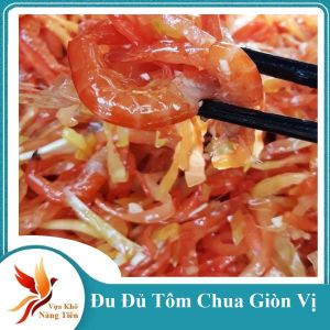 MẮM ĐU ĐỦ TRỘN TÔM ĐẤT TO NGON TUYỆT  500GR