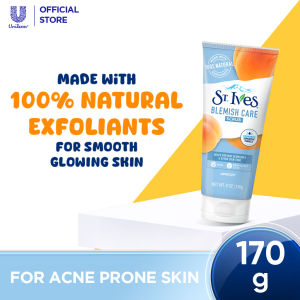 St. Ives Blemish Care Apricot Scrub For Reduce Breakouts & Prevent Acne & Skin Glow (170g)