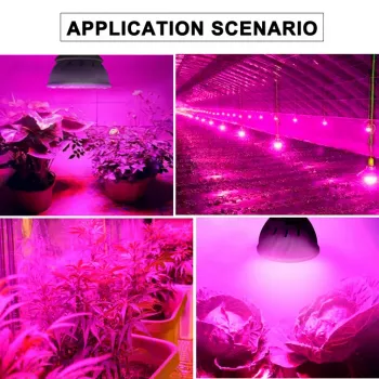 Lampu Tanaman Indoor Dalam Ruangan Grow Penganti Cahaya Matahari Light LED Hidroponik 2 Color Spectrum E27