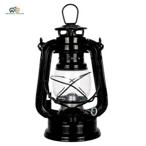 Portable Kerosene Lantern - Stylish Metal Hurricane Lamp for Camping and Outdoor Activities
