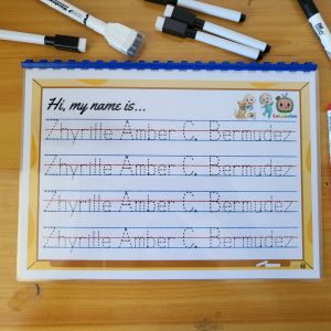 WRITE & ERASE - LAMINATED WORKSHEETS