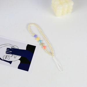 ZAY Gantungan Hp / tali hp korea/ hanger hp strab hp blackpink DIY Dekorasi Tas Headset Aksesori Rantai Ponsel Manik-manik Hati Pendek Kreatif Gantungan Hp Leher Terbaru