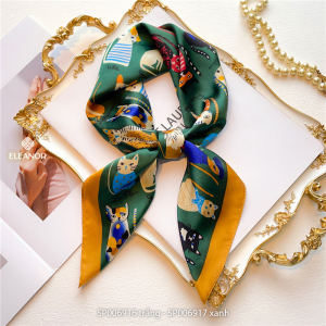 Khăn quàng cổ bandana 70 x 70cm Eleanor Accessories khăn turban phụ kiện thời trang 5420