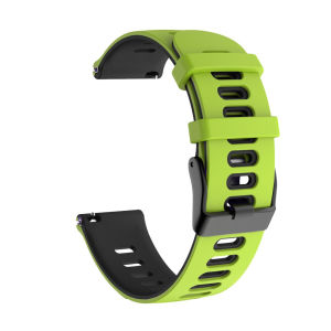 Zenia 22mm 18mm Double Colors Skin-friendly Silicone Watch Strap for Garmin Forerunner 265 265S 255 255S Music 570 47mm Venu 3 2 2S Vivoactive 4 4S Vivomove 3S Rey Captain Marvel First Avenger Forerunner265 Forerunner570 Venu4 45mm 41mm Venu3 Accessories