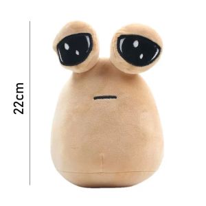 （Super Fan）22cm My Pet Alien Pou Plush Toy Furdiburb Emotion Alien Plushie Stuffed Animal Pou Doll Alien POU Plush Toy Children Doll Birthday Holiday Gift