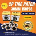 2P 30mm 150pc vulcanizing tire patch, Tire repair vulcanizing kit and tools for tubless and tubetype tires. 