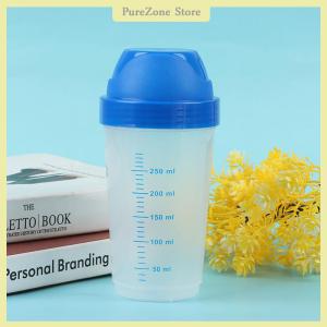 [PureZone] 300ml Shaker chai sáng tạo Milkshake protein bột trộn chai Lắc cup