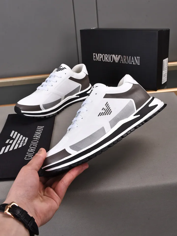 High end Gift Box Original ARMANI New Style Running Shoes for Men