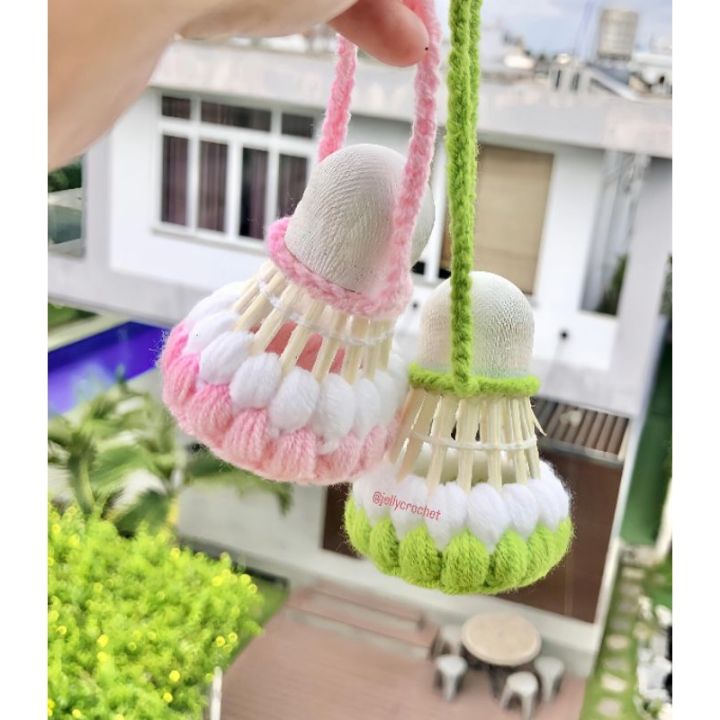 đan len hình cầu lông