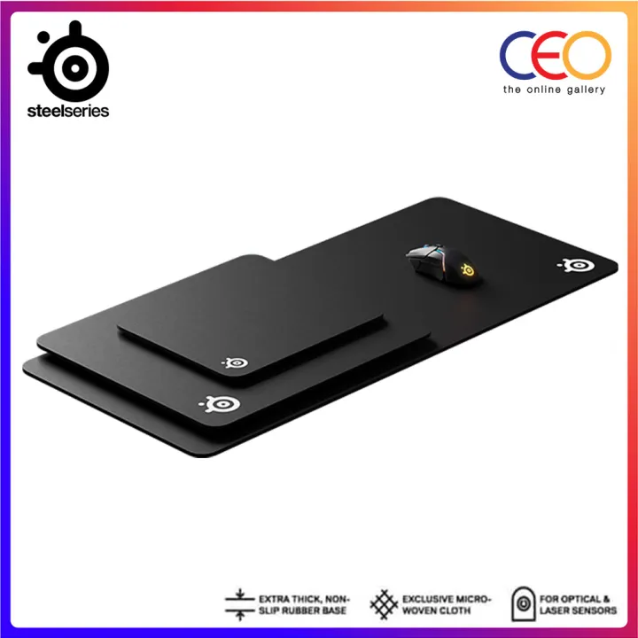 SteelSeries QcK Heavy Series Gaming MousePad Extra Thick Washable Micro-Woven for Maximum Control Mouse Pad
