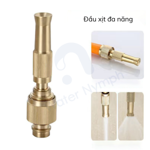 Đầu vòi xịt rửa xe đầu nối ống nước rửa xe bằng đồng cao cấp - NOP Waternymph