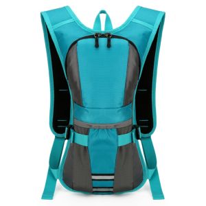 MADEWITH Waterproof Polyester Running Water Bottle Storage Vest Reflective Breathable Running Vest Ultralight Hydration Vest for Outdoors