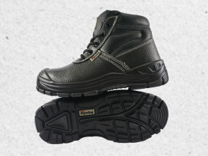 FLYWING FW600 Mid-Cut Safety Shoes – 200J Steel Toe Rugged Support & Secure Laced Fit