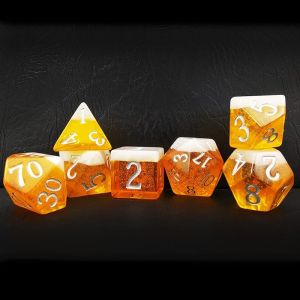 Bescon Oversized Beer Dice Set Novelty 7pcs BeerDice Polyhedral D&D DND Dice Set of 7pcs Jumbo Oktoberfest Set