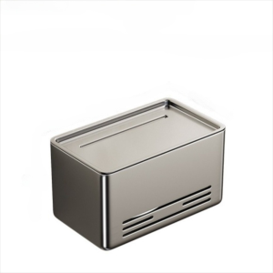 BESTIT Wall Mounted Tissue Holder Aluminum Punch-Free Mobile Phone Storage Rack Durable Multifunctional Tissue Storage Box Bathroom