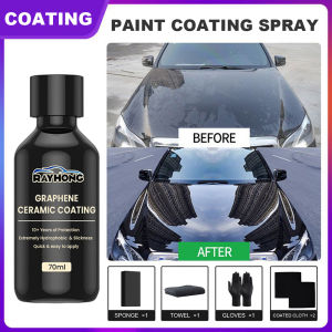 70ml Nano Ceramic Coating Graphene Advanced Technology Super Hydrophobic Maintenance Liquid UV Glow Hydrophobic Paint Protection