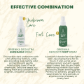 DEOFOOT DEODORANT SPRAY 100ML Greenika Deo Foot Foot Spray Scented Anti Odor Foot Spray Antiperspirant Anti Sweat Anti Foot Odor Spray Foot Spray Sweat Foot Odor Athletes Foot Odor Fights Bacteria Smelly Feet Anti Sweat Foot Perfume. 