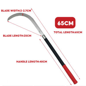 85cm 65cm 55cm Sickle Agricultural tool Gardening tool Weeding/Harvesting Labor-saving tools