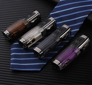 Hộp Quẹt Bật Lửa Khò 3 Tia Honest BCZ-466 Lửa Khò Mạnh Mẽ -Nhiều Màu