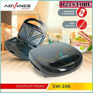 Advance Mesin Sandwich Maker Pemanggang Roti 2 Lapis SW-101 SW-206 | Garansi Resmi 1 Tahun