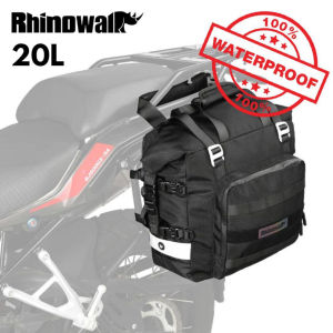Tas Motor Rhinowalk MT2040 Motorcycle Panier 20L Side Bag Waterproof