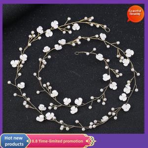 Graceful Headbands Wedding Hair Accessories Handmade Floral Rhinestone Hair Ornament For Bride Girls