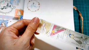 Fairy Lights Journal - READY STOCK/ art journaling/ scrapbook deco/ Pion Girls Stamps (travelling) washi tape