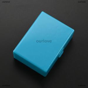 [COD] ourlove กล่องเก็บโป๊กเกอร์พลาสติกใสกล่องเก็บการ์ดขนาดเล็กกล่องจัดระเบียบโต๊ะกล่องเครื่องเขียน