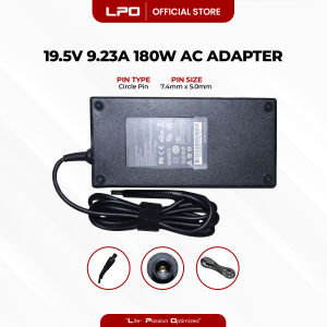 LPO  Laptop Charger Adapter 19.5V 9.23A 180w Circle Pin Compatible with Acer Predator Helios 300 G3-571-77QK G3-571 G3-572 PH317-51 Acer Aspire V17 Nitro VN7-793G V15 Nitro VN7-593G