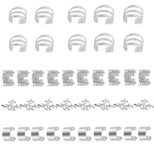 Vàng dreadlock hạt tóc hạt lỏng cuộn tóc cho Halloween Braid Clip tóc Nhẫn kẹp tóc Braid Nhẫn