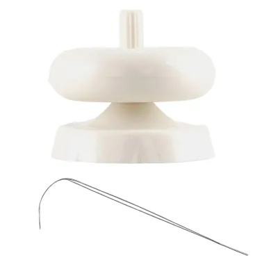 Bead Spinner Bowl Manual Rotation Beading Bowl Bead String Tool for DIY Crafting Project Clay Beads