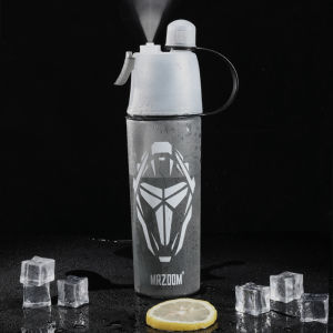MYMYMY 600ML Large Capacity Sports Water Bottle Summer Spray Cooling Outdoor Running Camping Hiking Basketball Water Cup