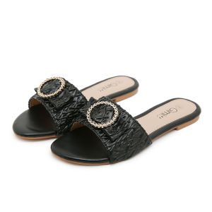 【JS】GIMI Korean Elegant Women flat sandals shoes for women size 35 to 40