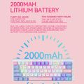 ZIFRIEND za63 Pro 63 phím Bàn phím cơ có dây & không dây 3 mô hình bàn phím chơi game đèn nền RGB màu xanh/công tắc đỏ có thể tráo đổi nóng. 