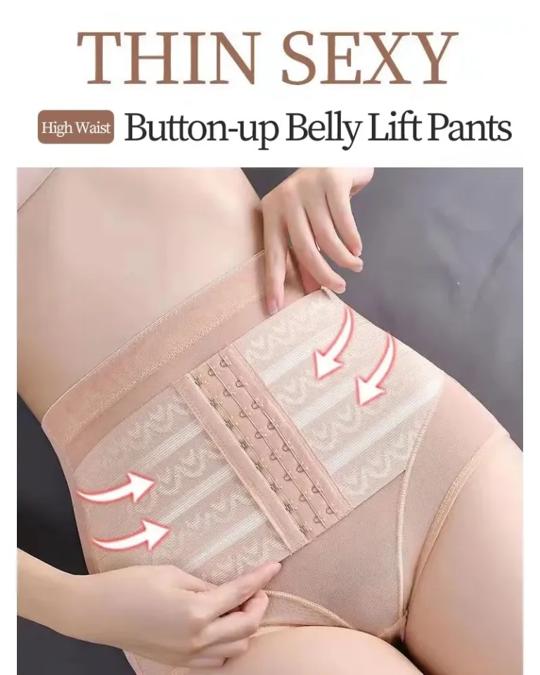 Women High Waist Butt Lifter Belly Slimming Underwear Knickers Pant  Shapewear Body Shaper Panty High Waisted